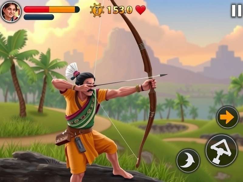 Indian Archery Skill Game Screenshot
